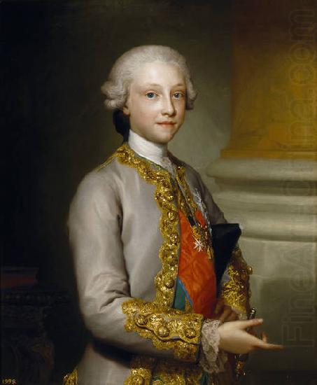 Anton Raphael Mengs Portrait of the Infante Gabriel of Spain china oil painting image